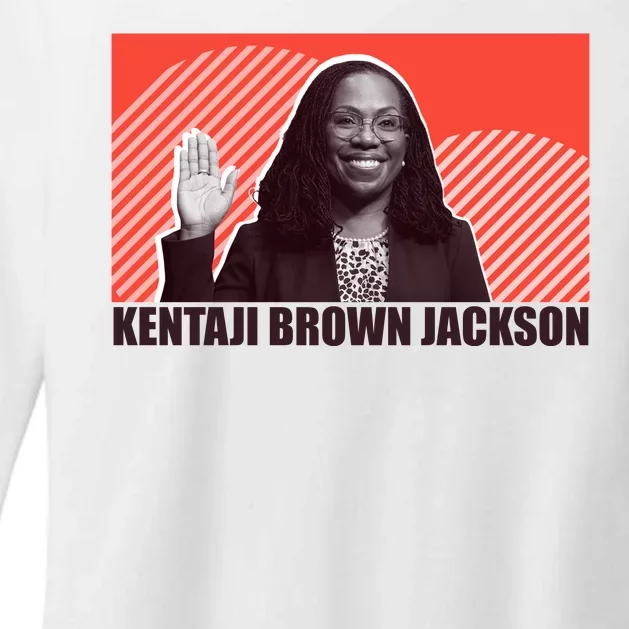 Ketanji Brown Jackson Supreme Court History Womens CVC Long Sleeve Shirt