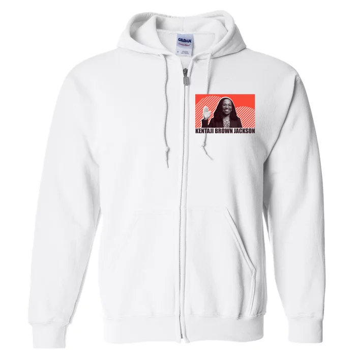 Ketanji Brown Jackson Supreme Court History Full Zip Hoodie