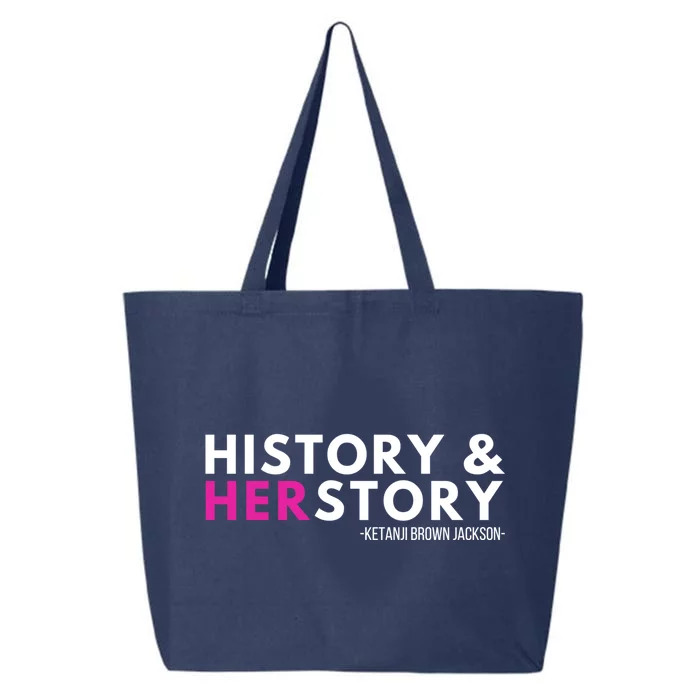 Ketanji Brown Jackson History Herstory Her Story Ketanji Gift 25L Jumbo Tote