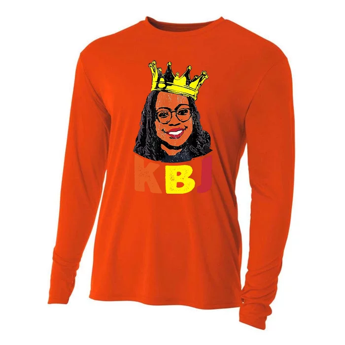 Ketanji Brown Jackson Retro KBJ Crown Cooling Performance Long Sleeve Crew