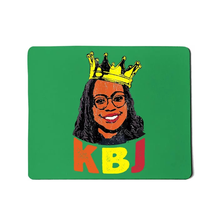 Ketanji Brown Jackson Retro KBJ Crown Mousepad