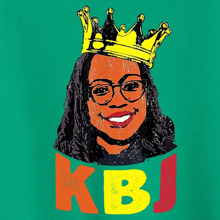 Ketanji Brown Jackson Retro KBJ Crown Toddler T-Shirt