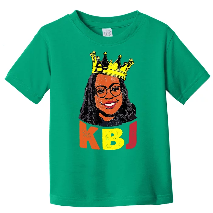 Ketanji Brown Jackson Retro KBJ Crown Toddler T-Shirt