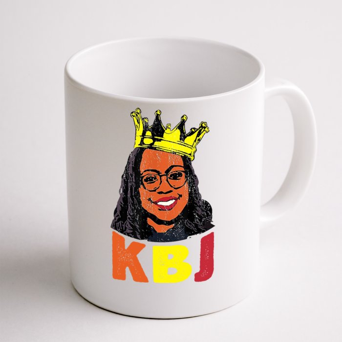 Ketanji Brown Jackson Retro KBJ Crown Front & Back Coffee Mug