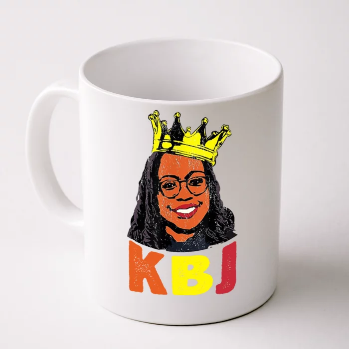 Ketanji Brown Jackson Retro KBJ Crown Front & Back Coffee Mug