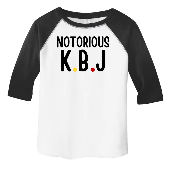 Ketanji Brown Jackson Notorious KBJ Toddler Fine Jersey T-Shirt