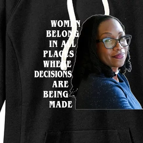 Ketanji Brown Jackson Women Quote Women's Fleece Hoodie