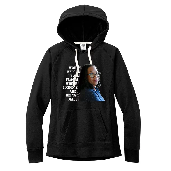 Ketanji Brown Jackson Women Quote Women's Fleece Hoodie