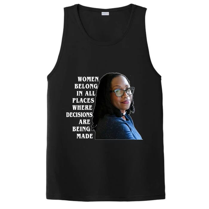 Ketanji Brown Jackson Women Quote Performance Tank