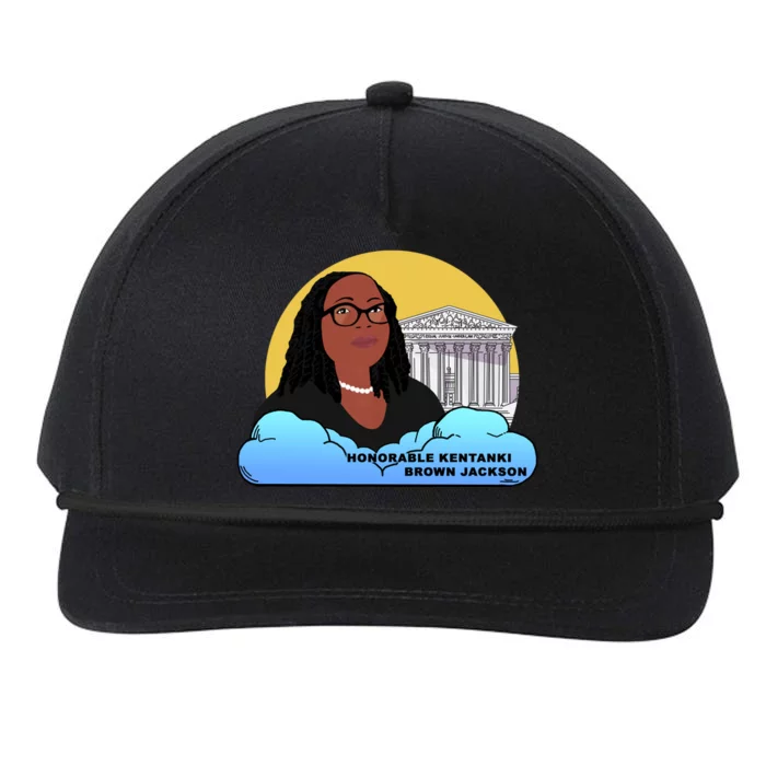 Ketanji Brown Jackson Black History African Woman Judge Law Snapback Five-Panel Rope Hat