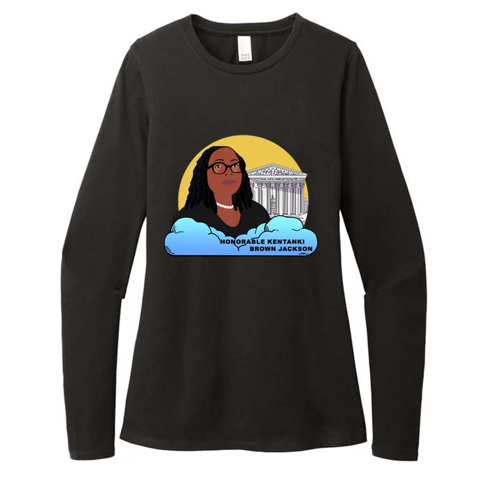 Ketanji Brown Jackson Black History African Woman Judge Law Womens CVC Long Sleeve Shirt