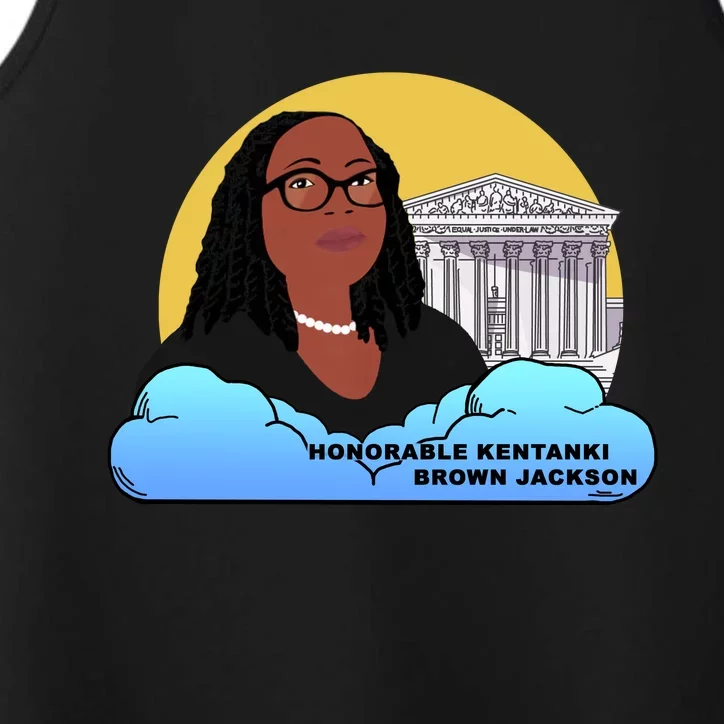 Ketanji Brown Jackson Black History African Woman Judge Law Performance Tank