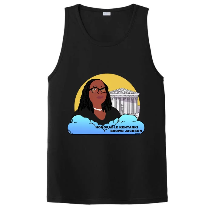 Ketanji Brown Jackson Black History African Woman Judge Law Performance Tank