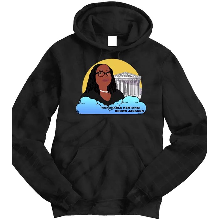 Ketanji Brown Jackson Black History African Woman Judge Law Tie Dye Hoodie