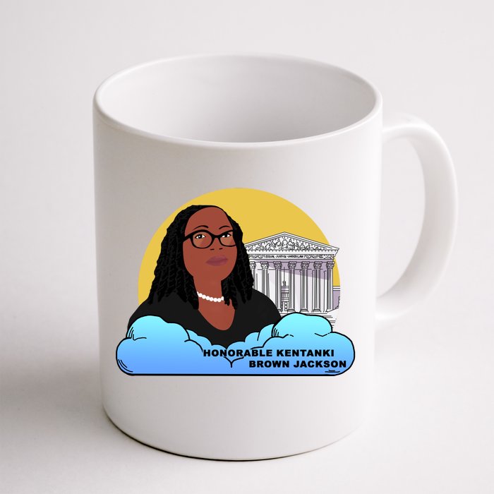 Ketanji Brown Jackson Black History African Woman Judge Law Front & Back Coffee Mug