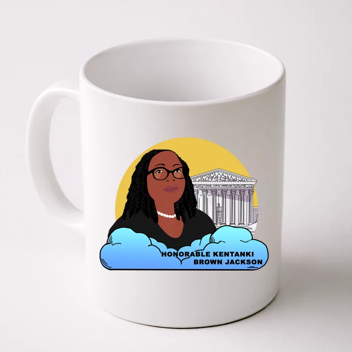 Ketanji Brown Jackson Black History African Woman Judge Law Front & Back Coffee Mug