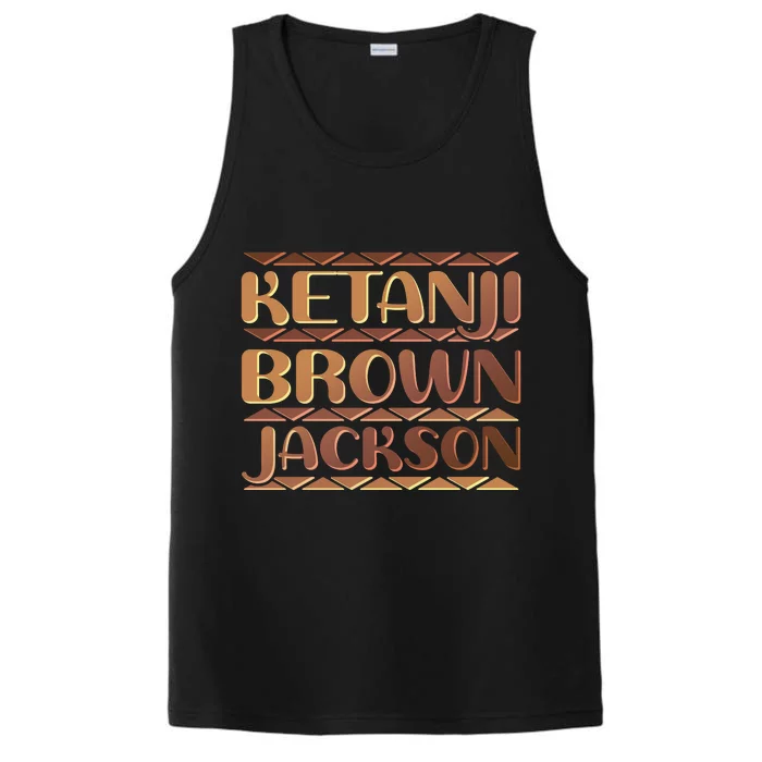 Ketanji Brown Jackson Melanin Colors Supreme Court Justice Performance Tank