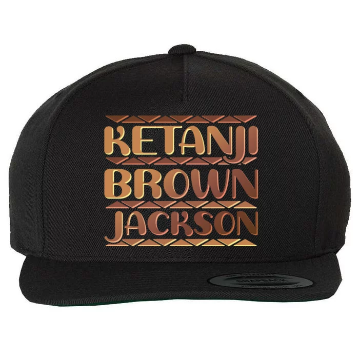 Ketanji Brown Jackson Melanin Colors Supreme Court Justice Wool Snapback Cap