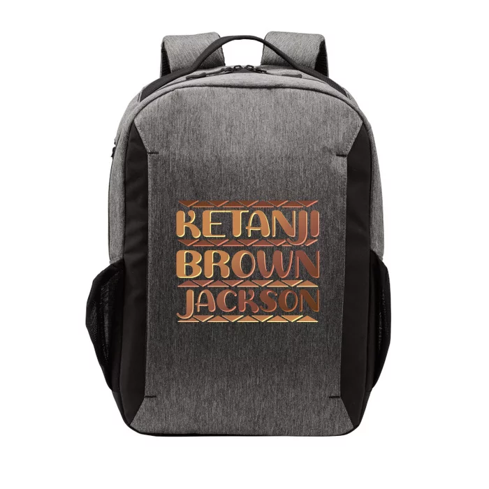 Ketanji Brown Jackson Melanin Colors Supreme Court Justice Vector Backpack