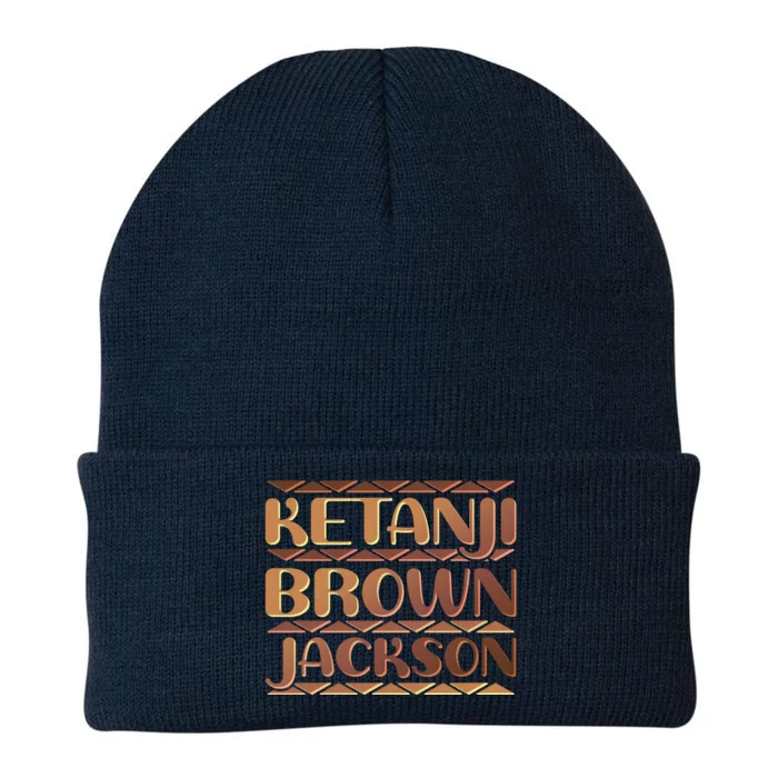 Ketanji Brown Jackson Melanin Colors Supreme Court Justice Knit Cap Winter Beanie