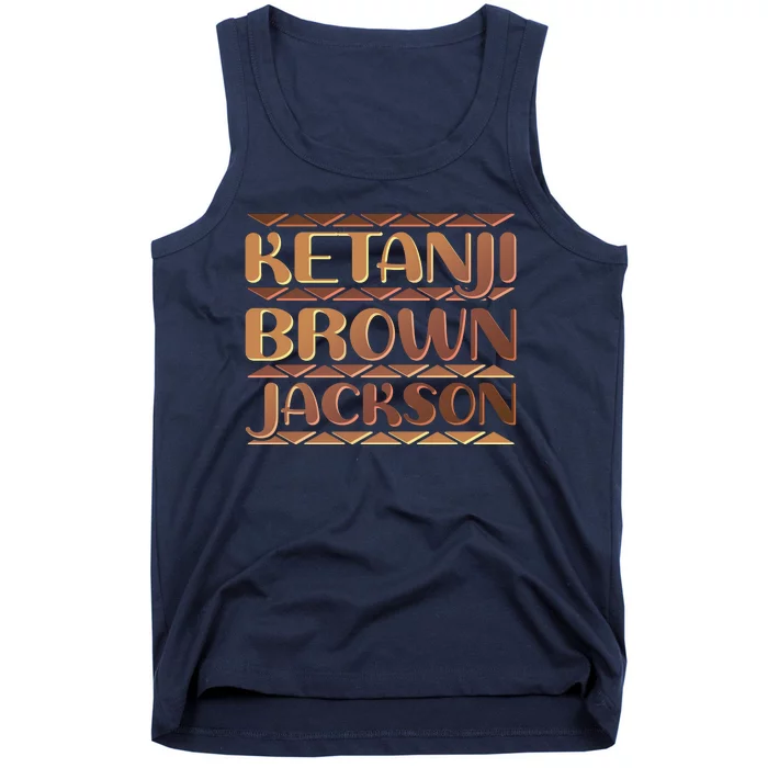 Ketanji Brown Jackson Melanin Colors Supreme Court Justice Tank Top