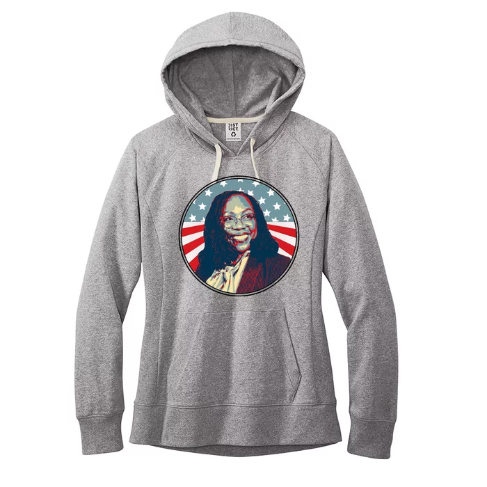 Ketanji Brown Jackson USA Vintage Women's Fleece Hoodie