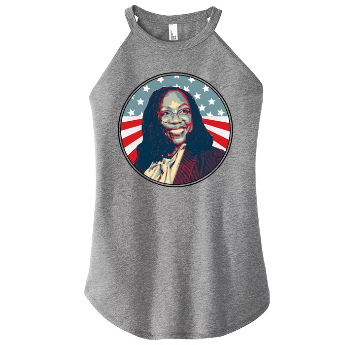 Ketanji Brown Jackson USA Vintage Women’s Perfect Tri Rocker Tank