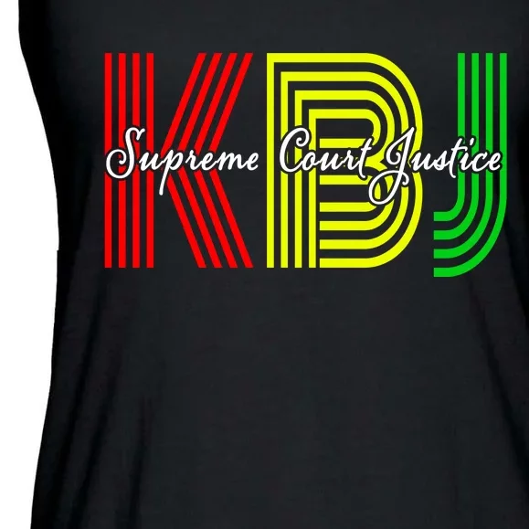 Ketanji Brown Jackson Supreme Justice Court 1st Black Woman Ladies Essential Flowy Tank