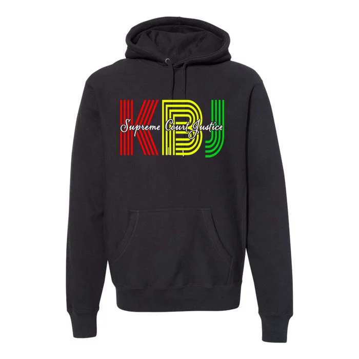 Ketanji Brown Jackson Supreme Justice Court 1st Black Woman Premium Hoodie