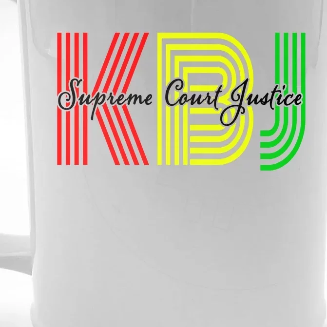 Ketanji Brown Jackson Supreme Justice Court 1st Black Woman Front & Back Beer Stein