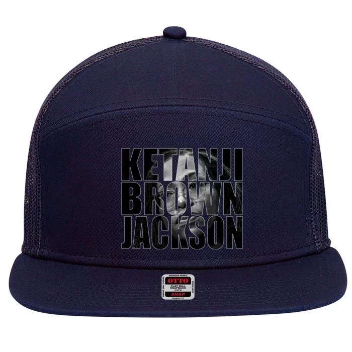 Ketanji Brown Jackson Supreme Court Justice 7 Panel Mesh Trucker Snapback Hat