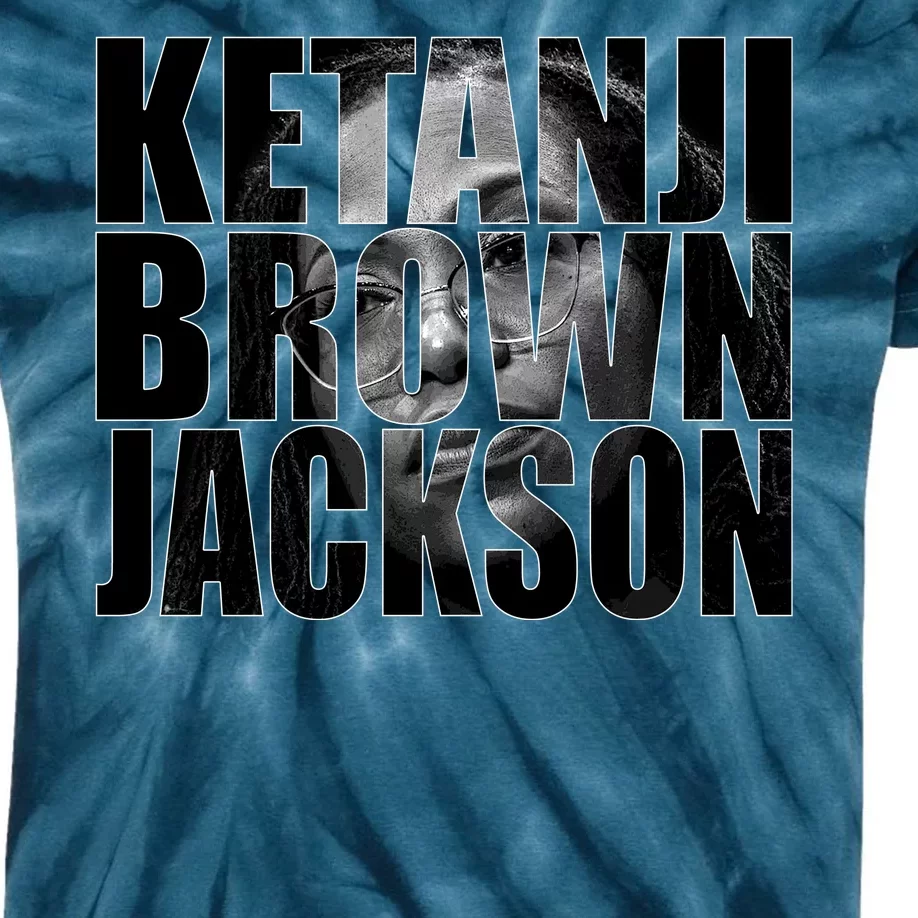 Ketanji Brown Jackson Supreme Court Justice Kids Tie-Dye T-Shirt