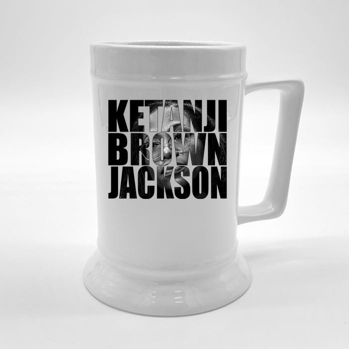 Ketanji Brown Jackson Supreme Court Justice Front & Back Beer Stein