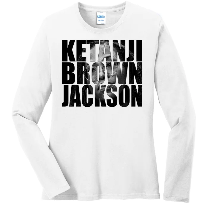 Ketanji Brown Jackson Supreme Court Justice Ladies Long Sleeve Shirt