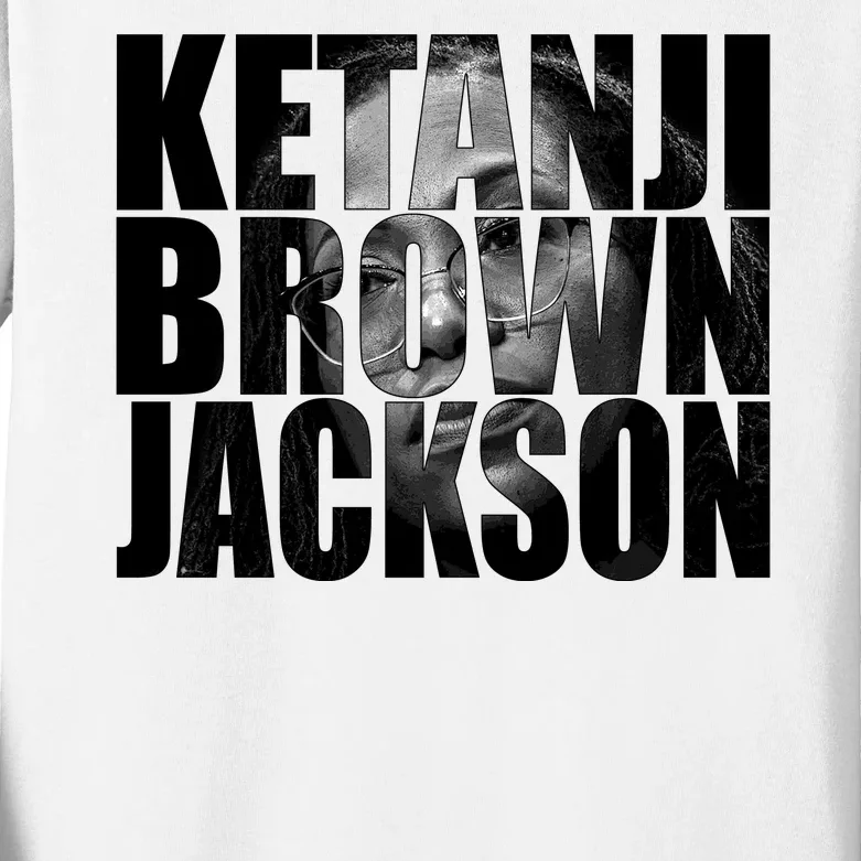 Ketanji Brown Jackson Supreme Court Justice Kids Long Sleeve Shirt