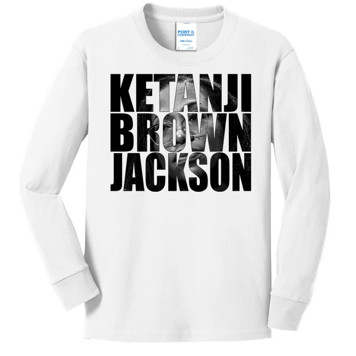 Ketanji Brown Jackson Supreme Court Justice Kids Long Sleeve Shirt