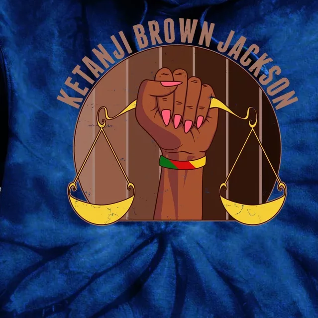 Ketanji Brown Jackson Supreme Court Justice Tie Dye Hoodie