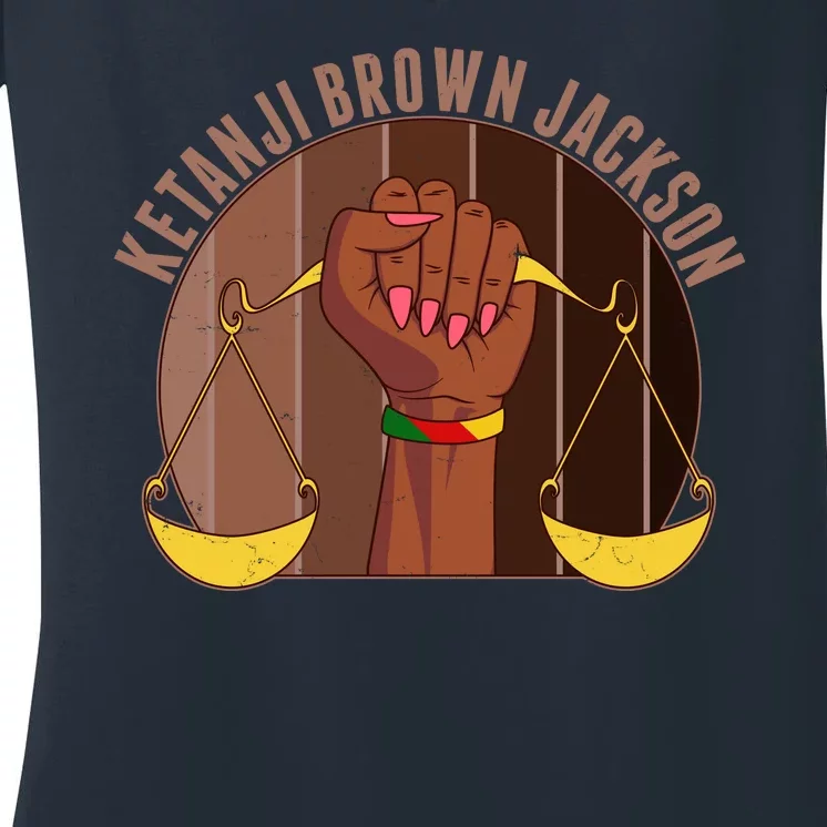 Ketanji Brown Jackson Supreme Court Justice Women's V-Neck T-Shirt