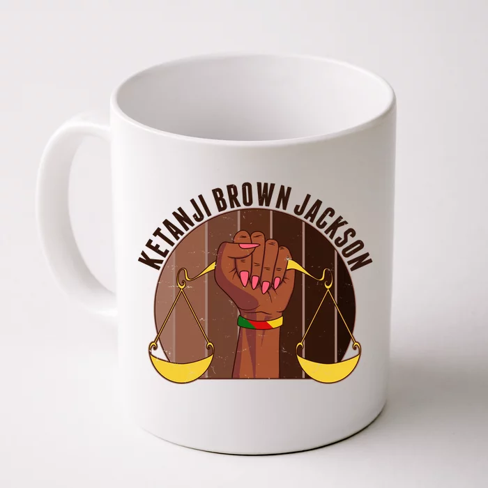 Ketanji Brown Jackson Supreme Court Justice Front & Back Coffee Mug