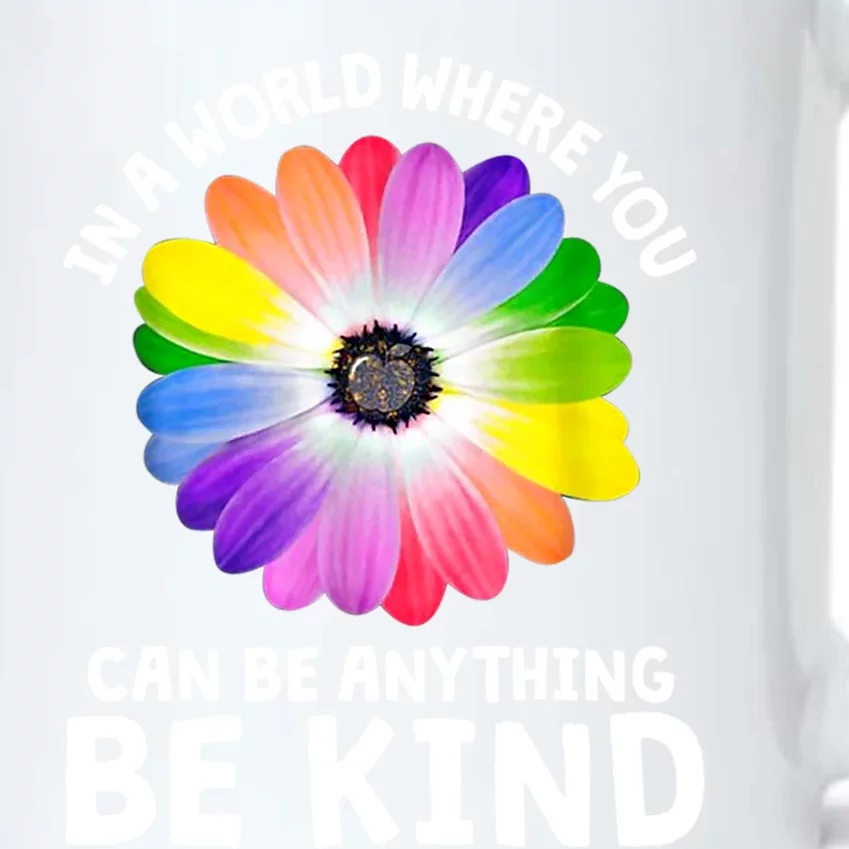 Kindness Be Kind Flower Cool Gift Black Color Changing Mug