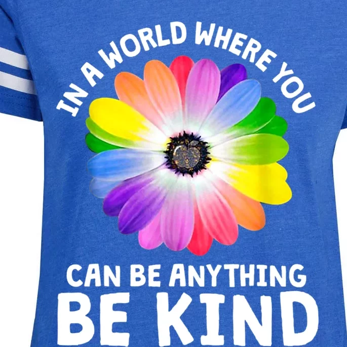 Kindness Be Kind Flower Cool Gift Enza Ladies Jersey Football T-Shirt