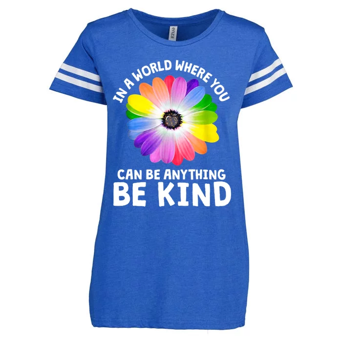 Kindness Be Kind Flower Cool Gift Enza Ladies Jersey Football T-Shirt