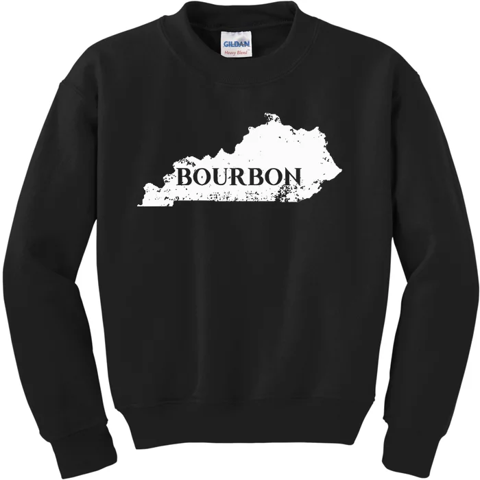 Kentucky Bourbon Ky State Home Smooth Drink Kids Sweatshirt