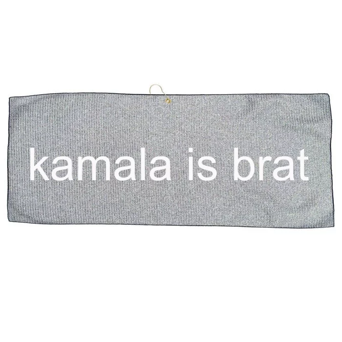 Kamala Brat Large Microfiber Waffle Golf Towel