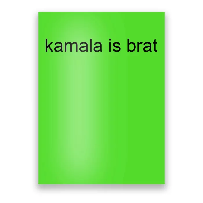 Kamala Brat Poster