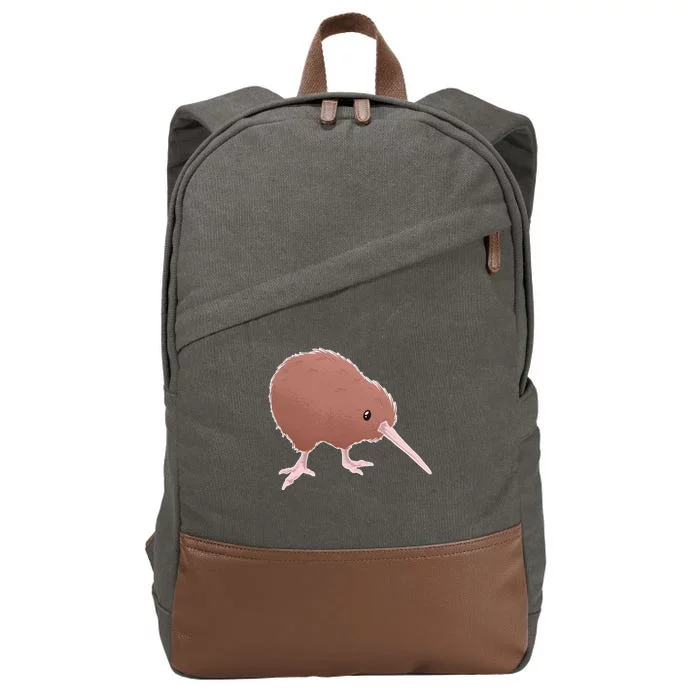 Kiwi Bird Cotton Canvas Backpack