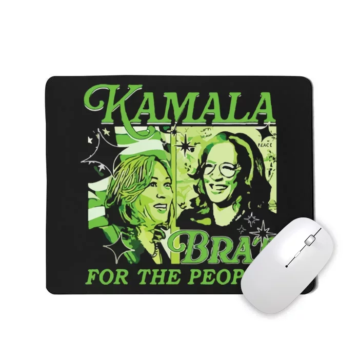 Kamala Brat Mousepad