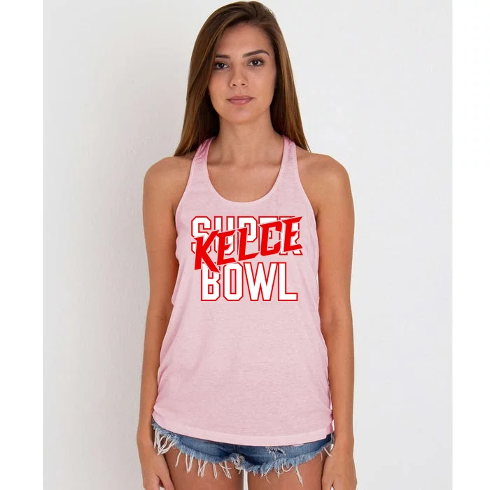 Kelce Bowl Women's Knotted Racerback Tank