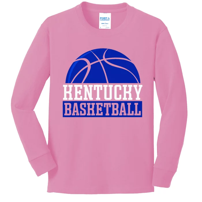 Kentucky Basketball Kids Long Sleeve Shirt