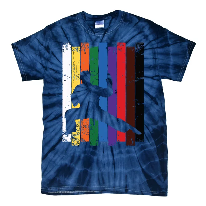 Karate Belt Karate Silhouette T Martial Arts Tie-Dye T-Shirt